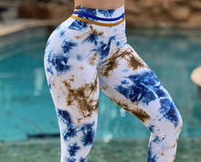 Pandora Blue Hash Leggings