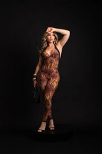 Open Back Pockets Tiger Jumpsuit