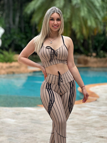 Moda Striped Set (Beige)
