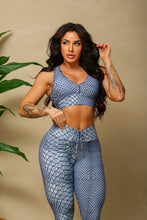 Grey Viper Snake Leggings