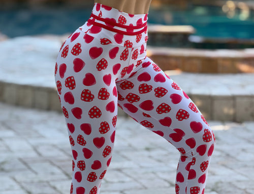 Red Polka Hearts