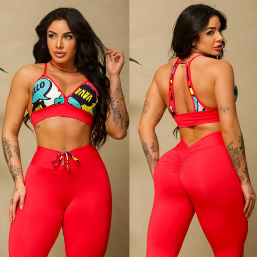 Adjustable Red Cartoon Mila Set