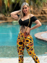 Dynamite Dark Sunflower Jumpsuit