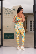 Golden Tropic One Shoulder Set