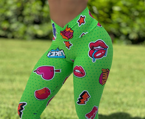 Green LIKE Leggings
