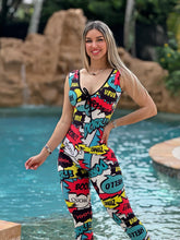 Girly Lazed Hello Cartoons Jumpsuit