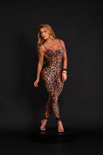 Night Lazed Leopard Jumpsuit