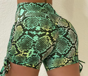 Green Snake Bow Shorts