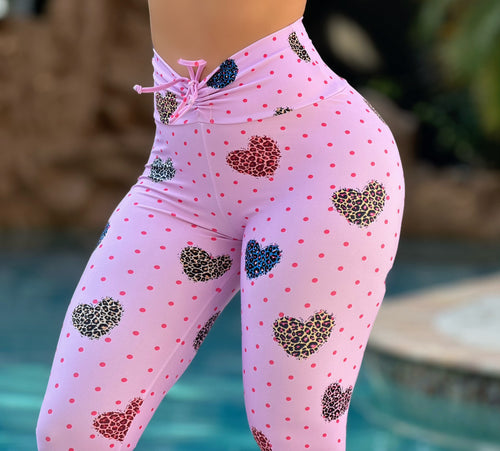 Adjustable Leopard Hearts
