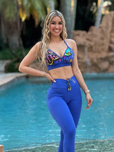 Adjustable Mila Set ( Royal Graffiti Top )