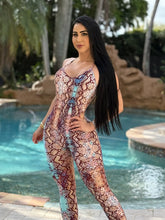 Classic Python Smooth Snake Jumpsuit