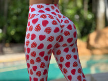Red Hearts Polka Dots Leggings