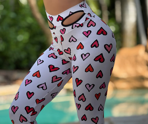 Open Heart Leggings