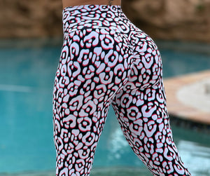 Adjustable Dimensions Leopard Leggings