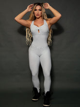 White Polka Dots Ring Jumpsuit