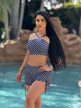 Navy Blue Polka Dots Shorts