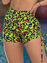 Colorful Apple Leopard Shorts