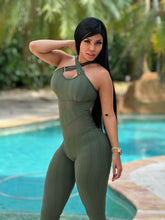 Militar Green Summer Mesh Wallpaper Jumpsuit