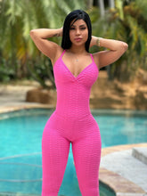 Pink Back Strings Wallpaper Jumpsuit