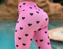 Pink Black Leggings (Yoga)*