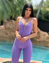 Extra Lazed Wallpaper Jumpsuit (Purple)