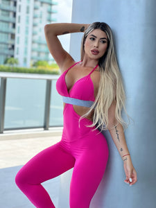 Believe in You Jumpsuit (Pink)