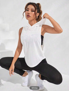 Get Fit HODDIE Tank Top (White)