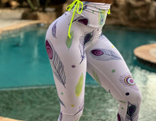 Neon Feather Leggings
