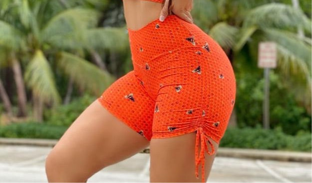 Orange Queen Bee Shorts