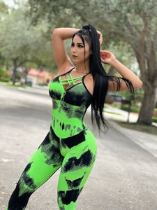 Epic Neon Green Crush Jumpsuit