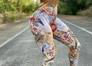 Paris Garden Leggings