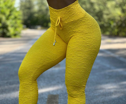 Bright Yellow Coco Leggings