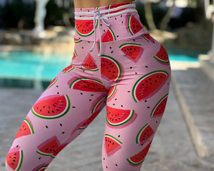 Pink Watermelon Leggings