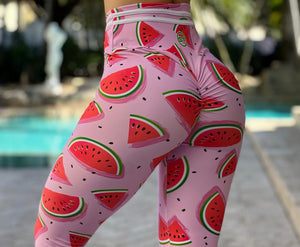 Pink Watermelon Leggings