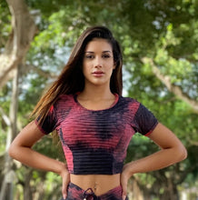 Wine Bubble Tye Top