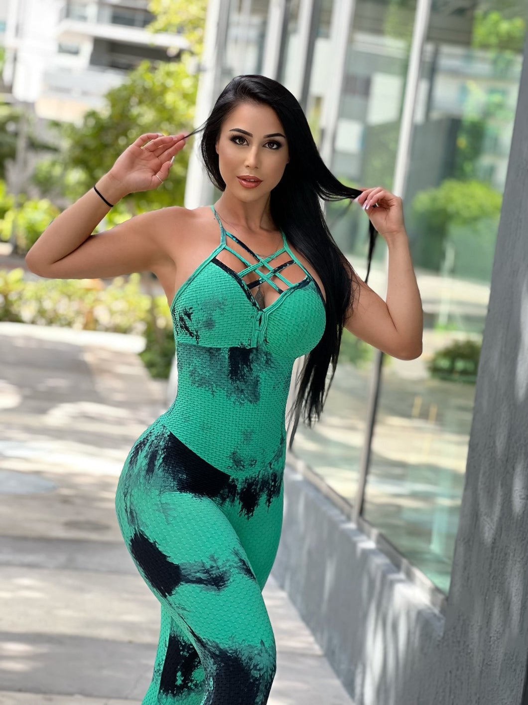 Epic Green Crush Jumpsuit